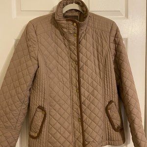 Tan quilted Gallery Jacket